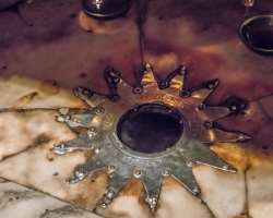 It is sad to say that the Silver Star which used t It is sad to say that the Silver Star which used to denote the spot where Christ was born was stolen by Greek monks in October 1847. The Crimean War